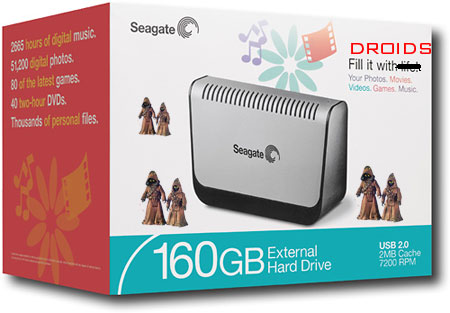 portable hard drive future shop on Seagate 160 GB External USB Hard Drive: Jawas Favorite