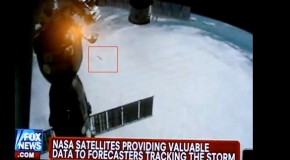 UFO Filmed By ISS Flying Over Hurricane Irene